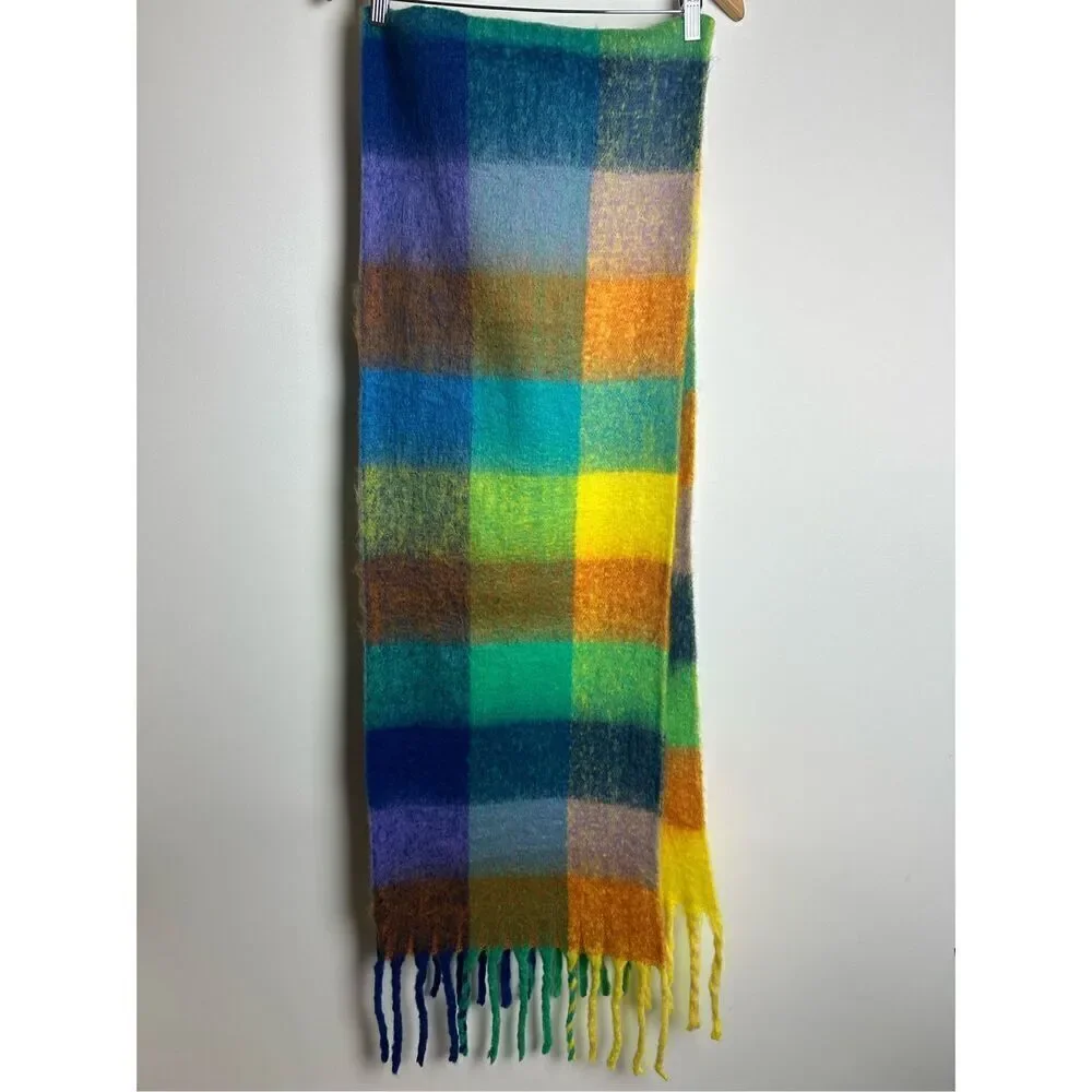 Multi color oversized scarf